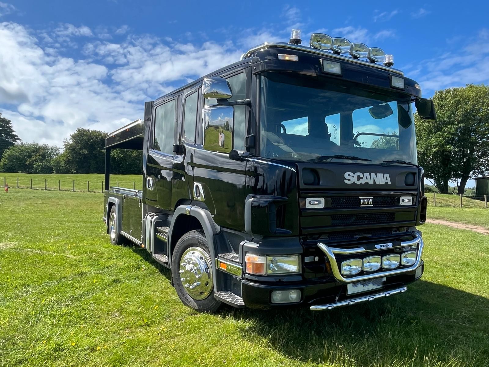 Truck hearse for specialist funeral transport in the UK